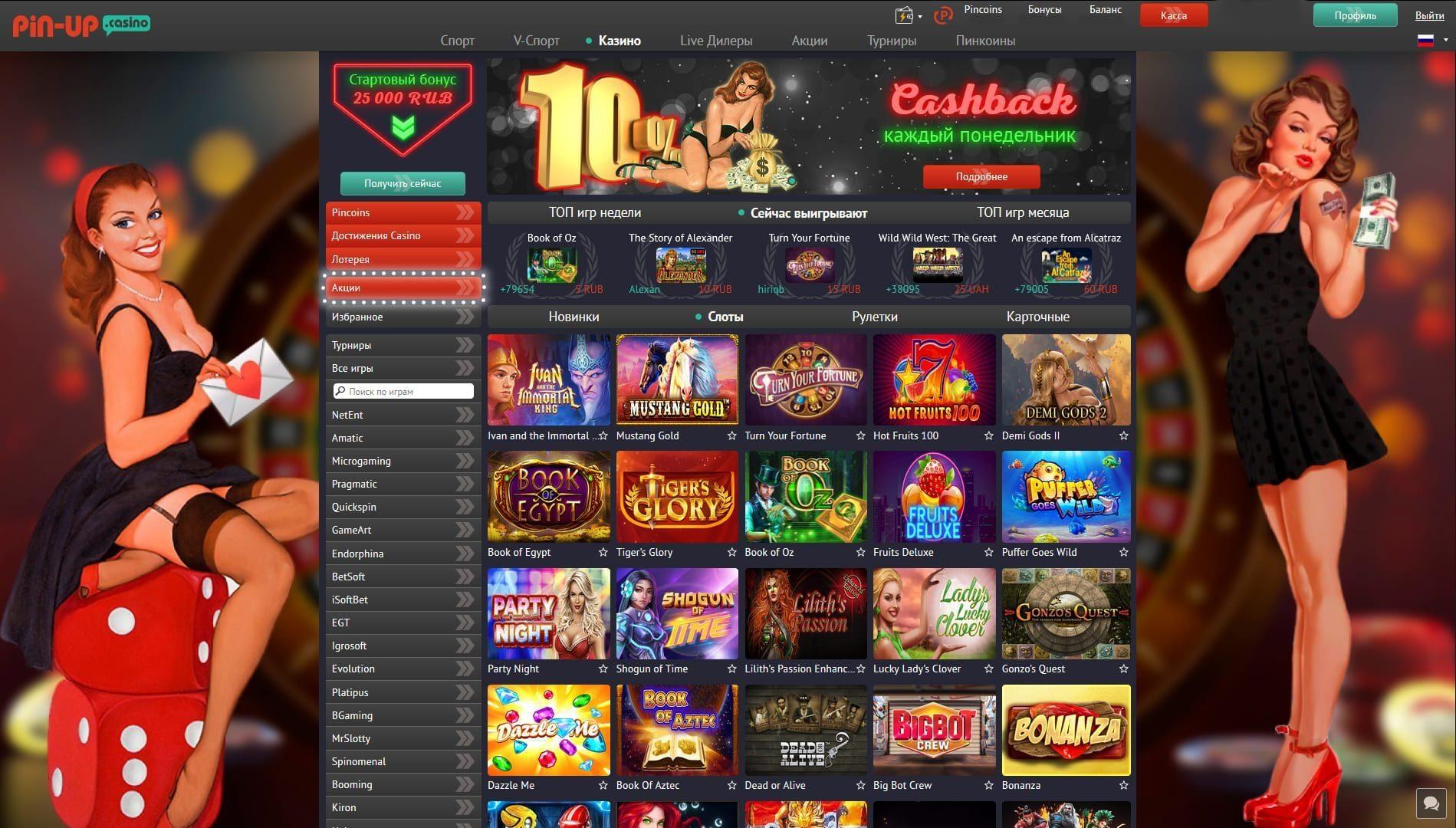 Пин Ап казино 🔥 Вход на сайт